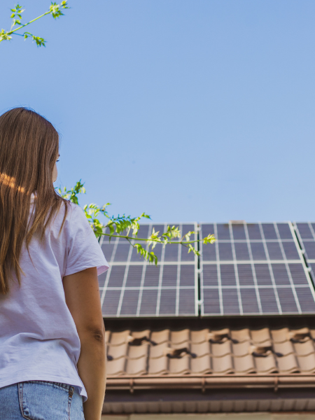 Sistema solar residencial instalado